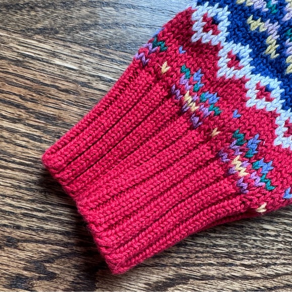 Vintage Ralph Lauren Red Holiday Sweater – Size Large, Excellent Condition - Picture 5 of 11